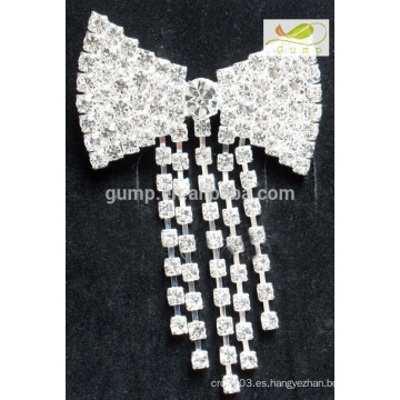 Broche de cristal rhinestone bowknot broche